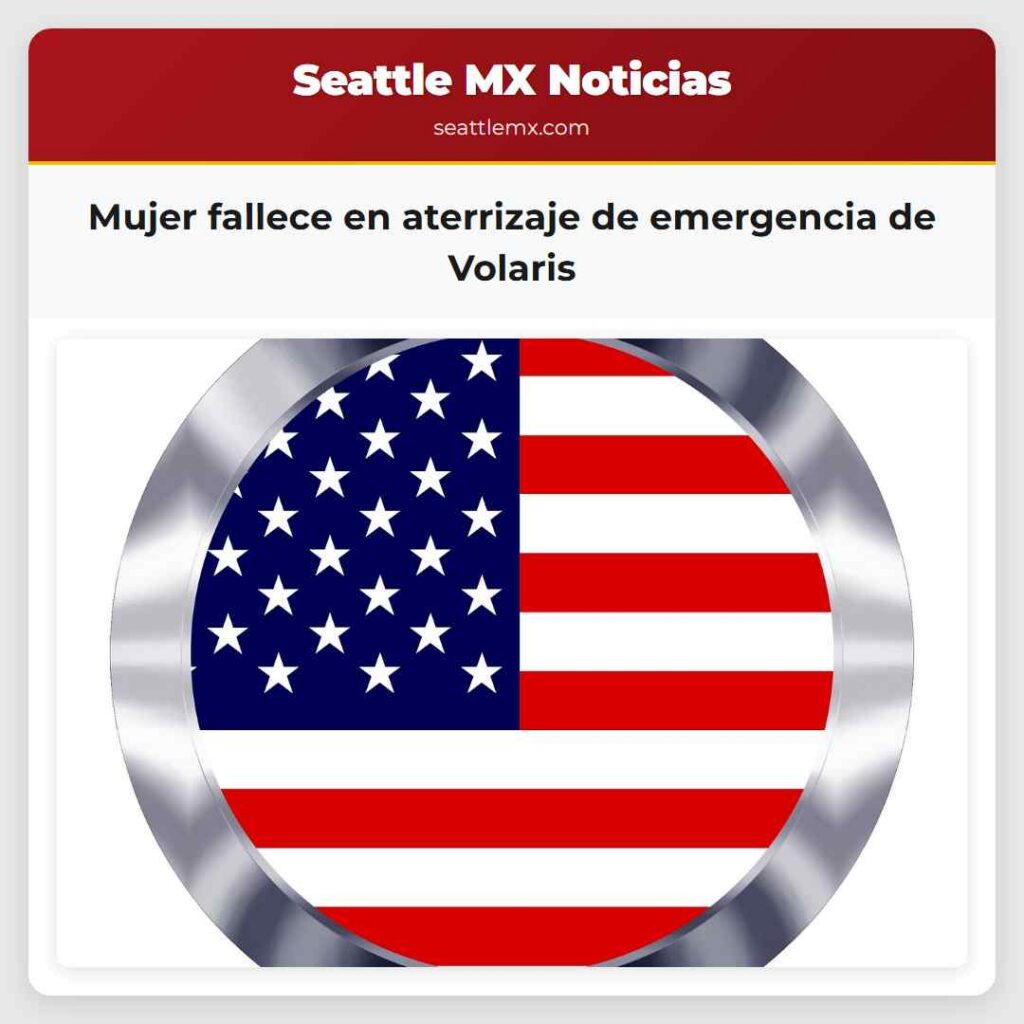 Mujer fallece en aterrizaje de emergencia de