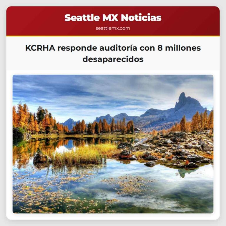 KCRHA responde auditoría con 8 millones desaparecidos