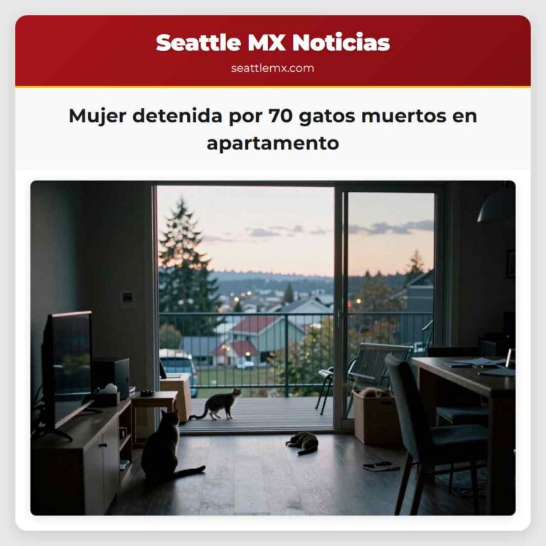 Mujer detenida por 70 gatos muertos en apartamento