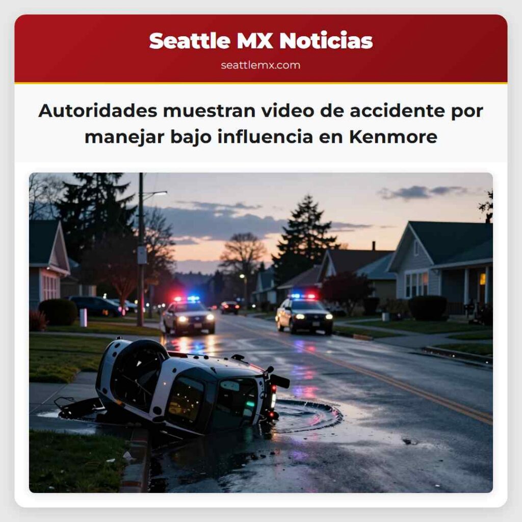 Autoridades muestran video de accidente por