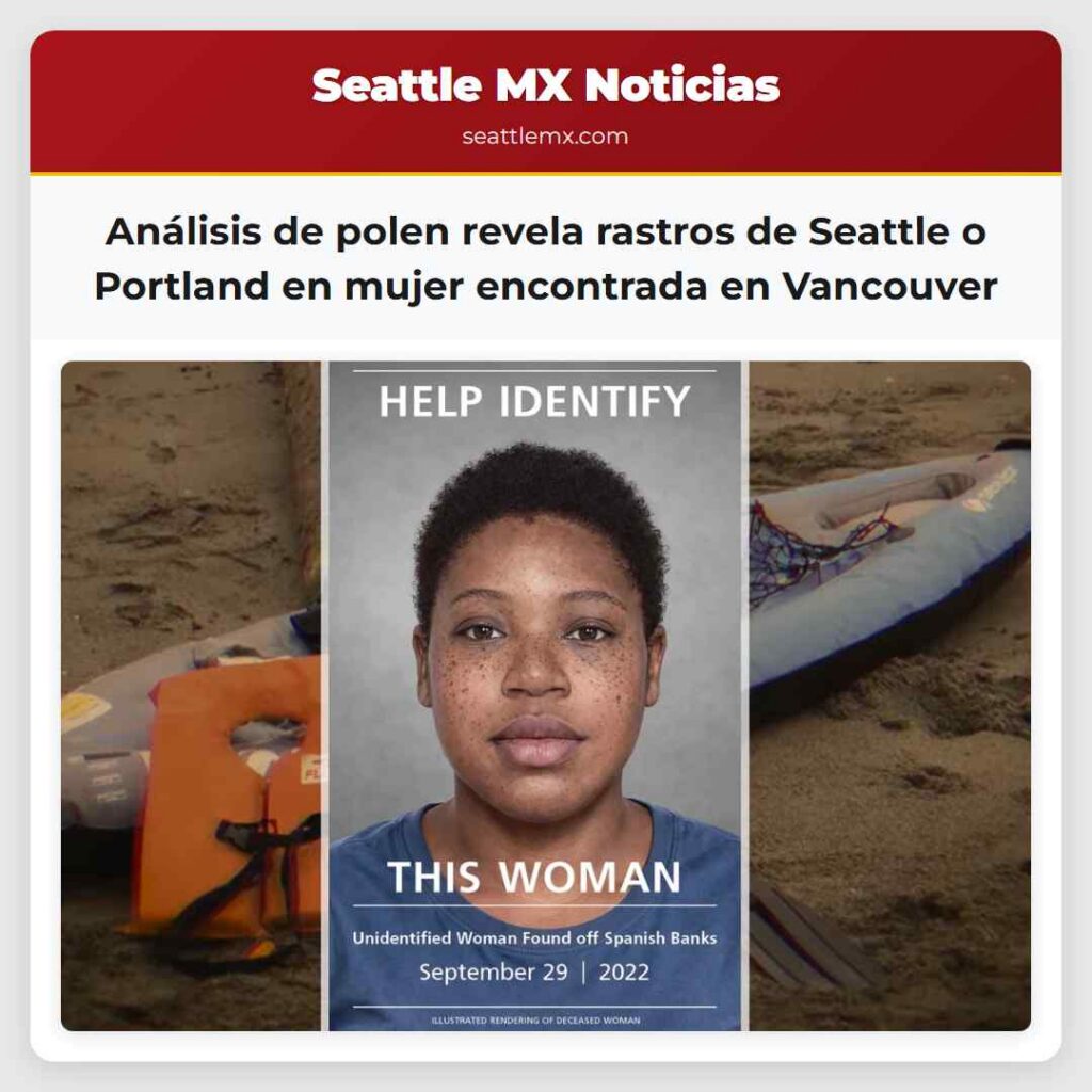 Análisis de polen revela rastros de Seattle o