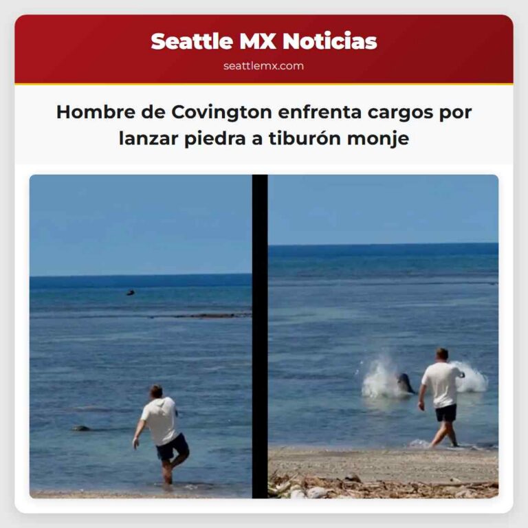 Hombre de Covington enfrenta cargos por lanzar piedra a tiburón monje