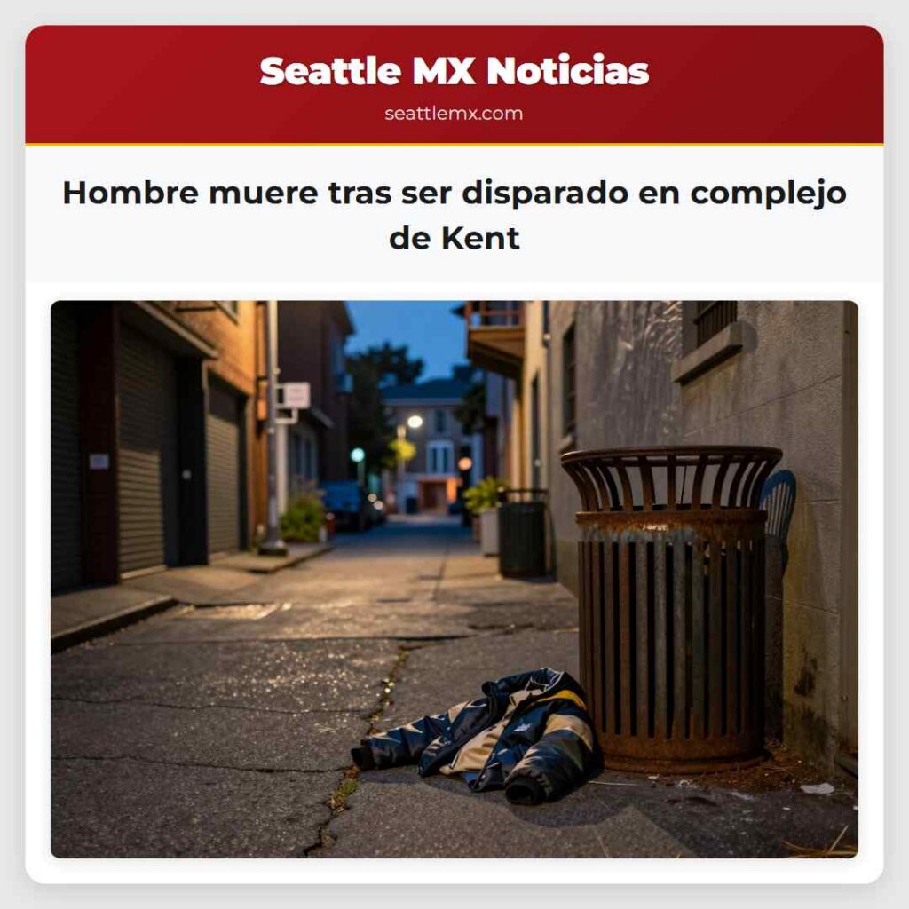 Hombre muere tras ser disparado en complejo de