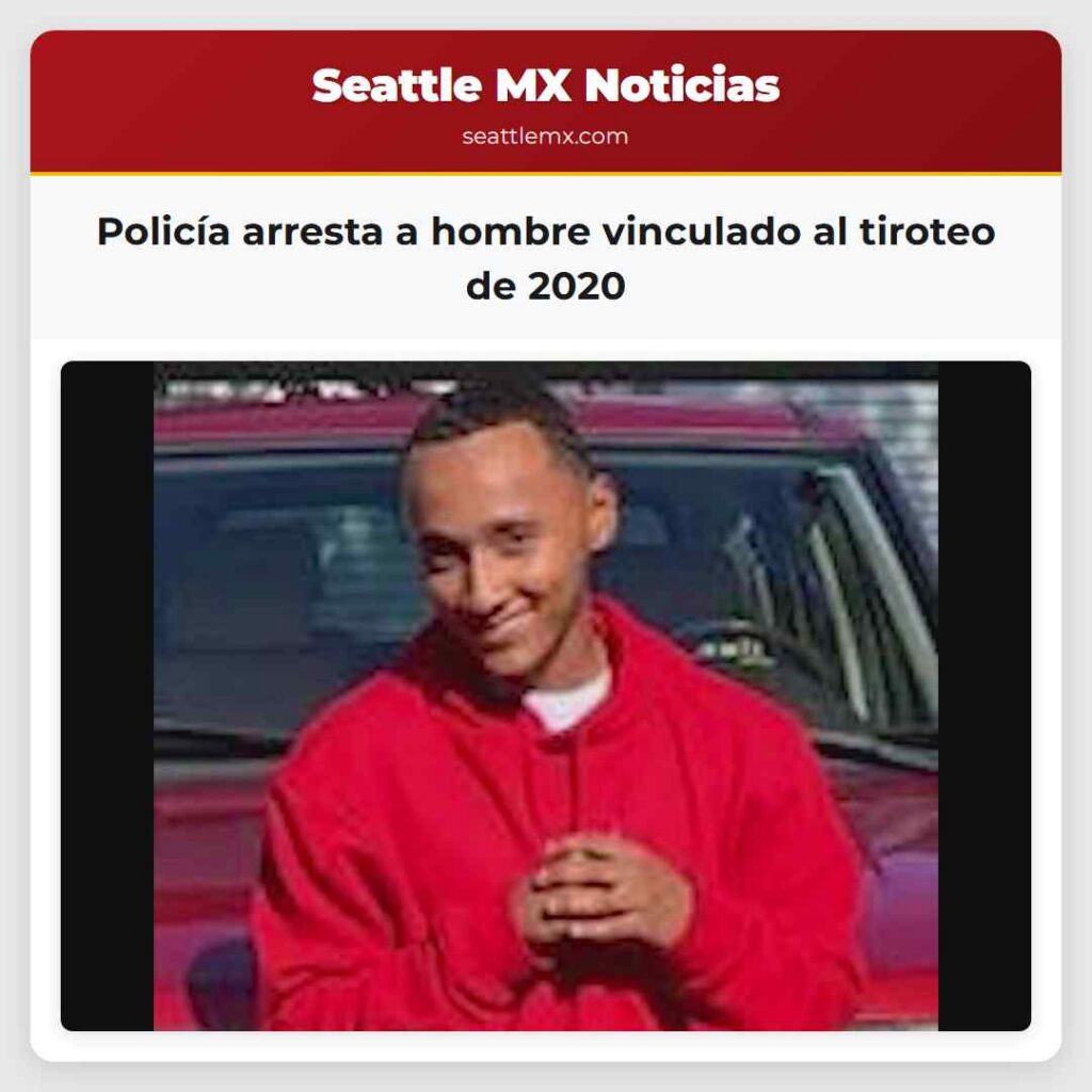 Policía arresta a hombre vinculado al tiroteo de