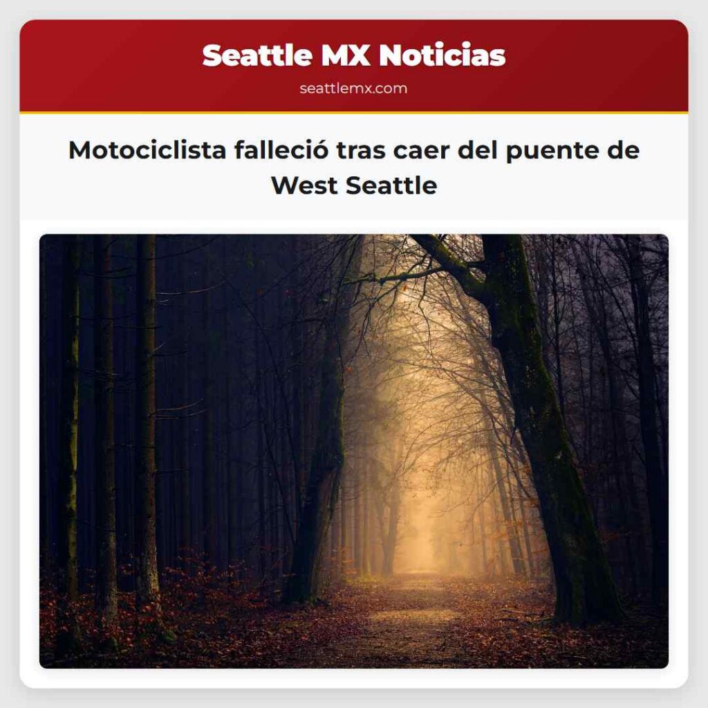 Motociclista falleció tras caer del puente de