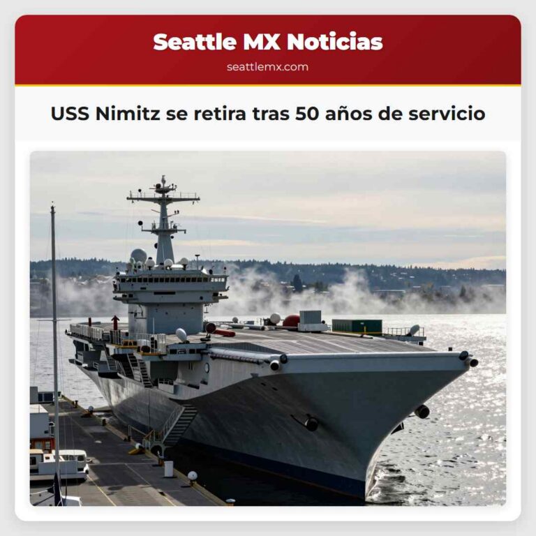 USS Nimitz se retira tras 50 años de servicio