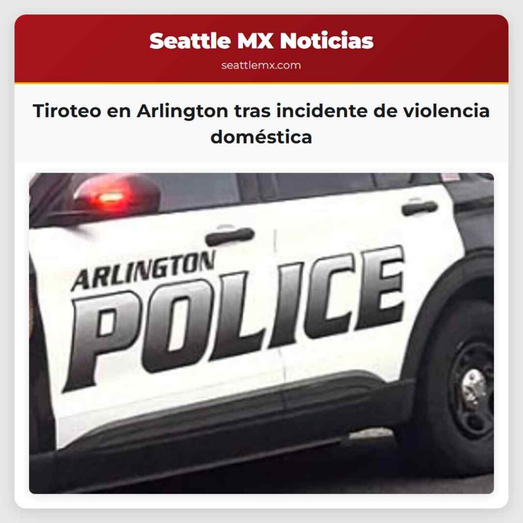 Tiroteo en Arlington tras incidente de violencia