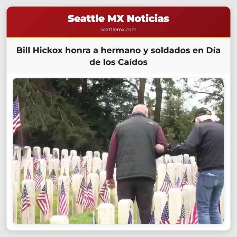 Bill Hickox honra a hermano y soldados en Día de los Caídos