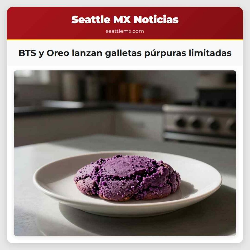 Noticias De Seattle 6 BTS y Oreo lanzan galletas púrpuras limitadas