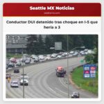 Conductor DUI detenido tras choque en I-5 que hería a 3