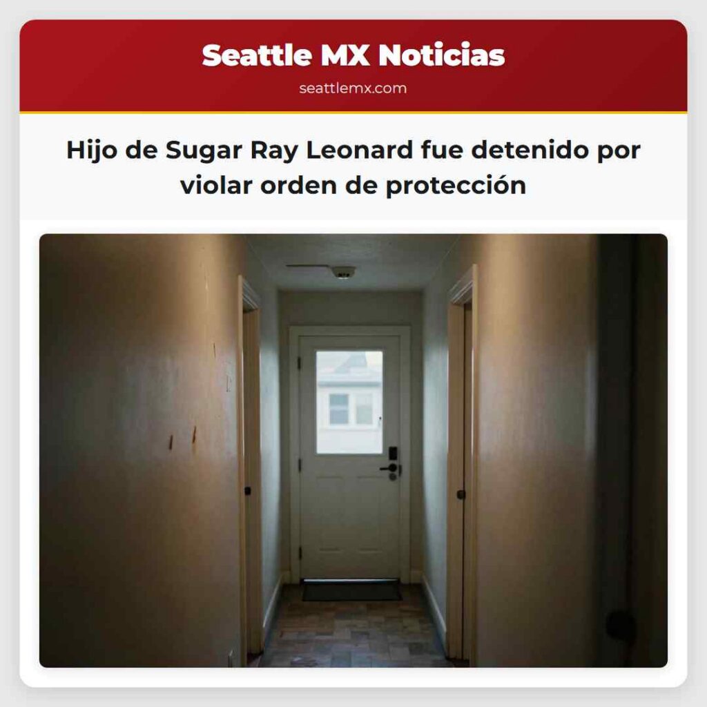Hijo de Sugar Ray Leonard fue detenido por violar