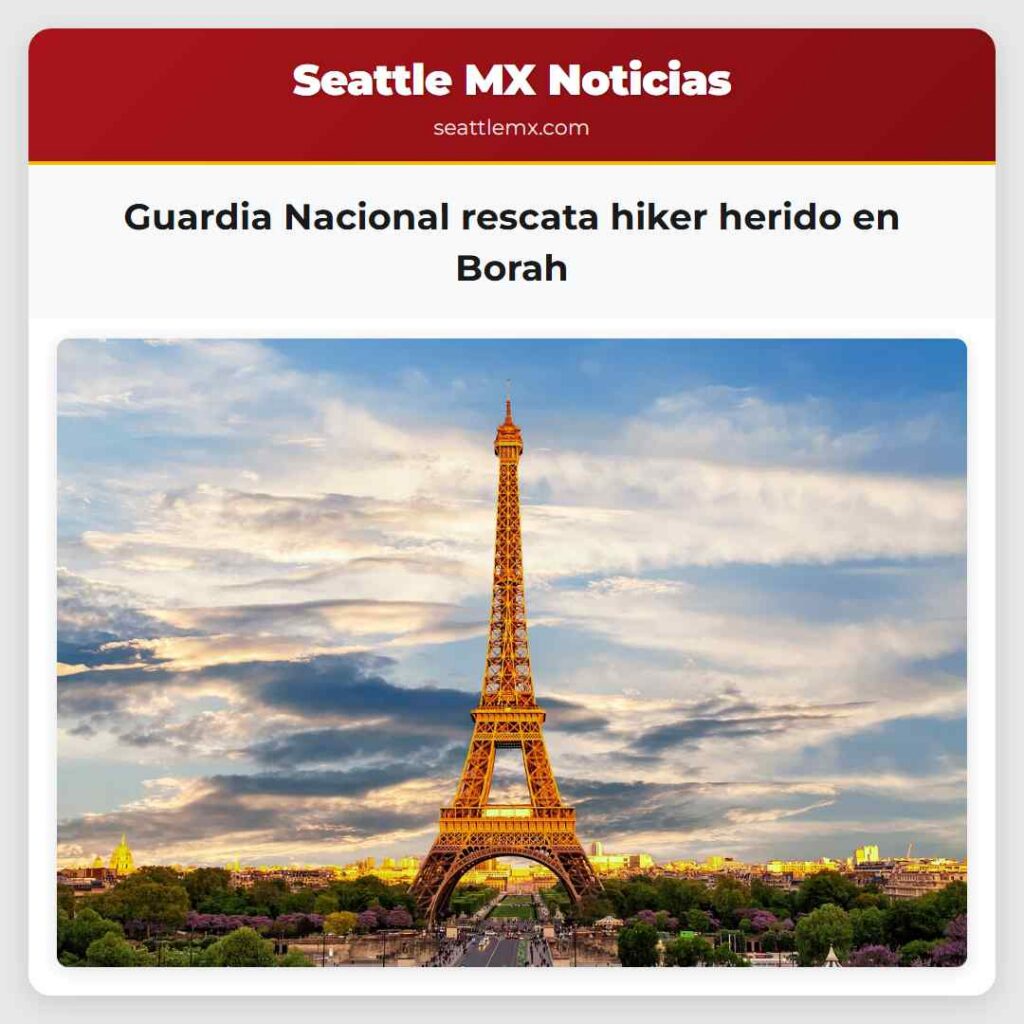 Guardia Nacional rescata hiker herido en Borah