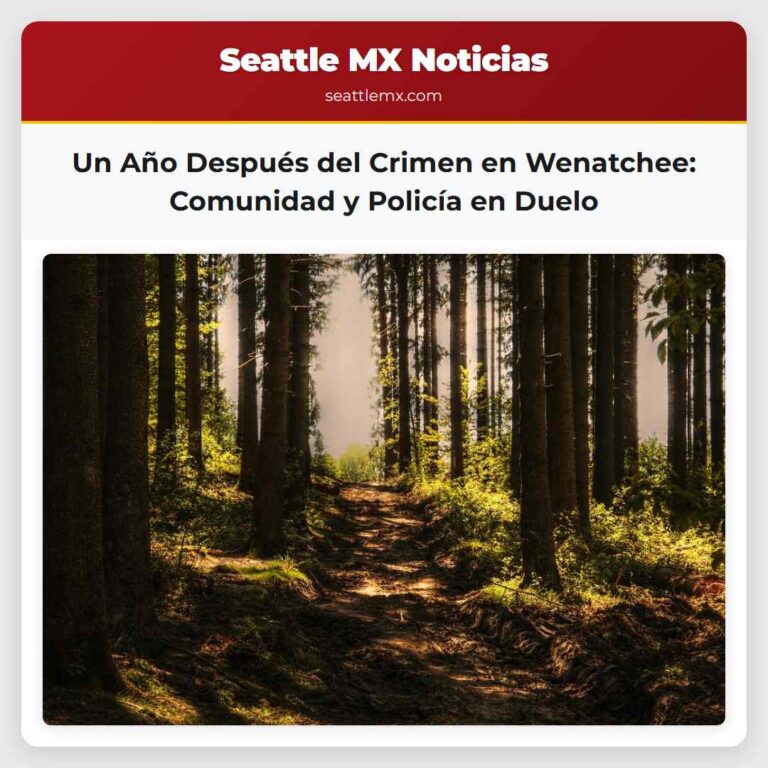 Un Año Después del Crimen en Wenatchee Comunidad y Policía en Duelo