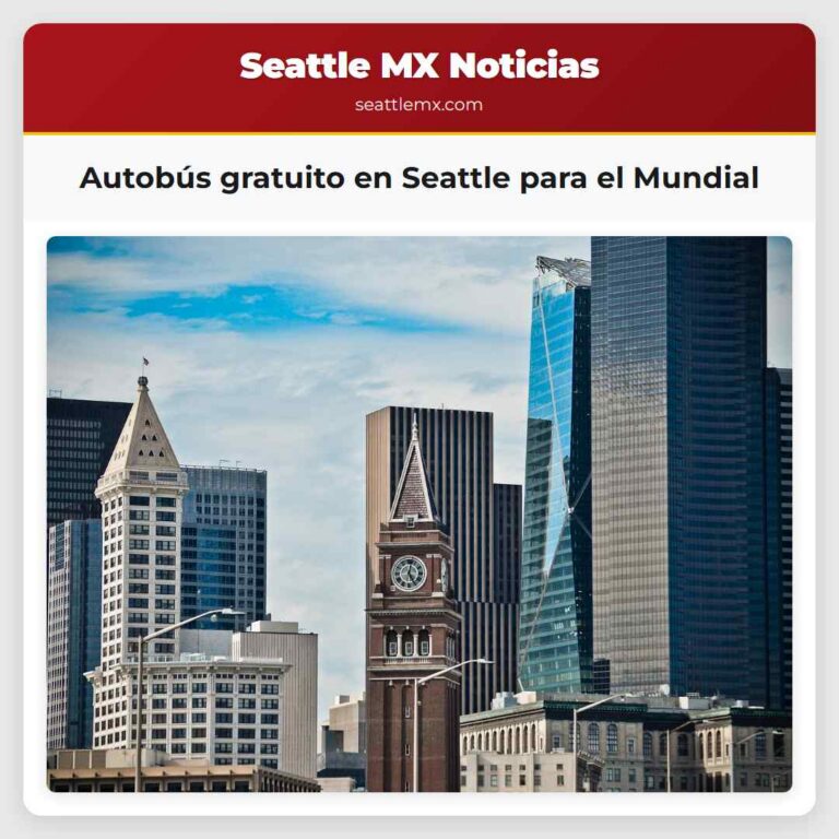 Autobús gratuito en Seattle para el Mundial