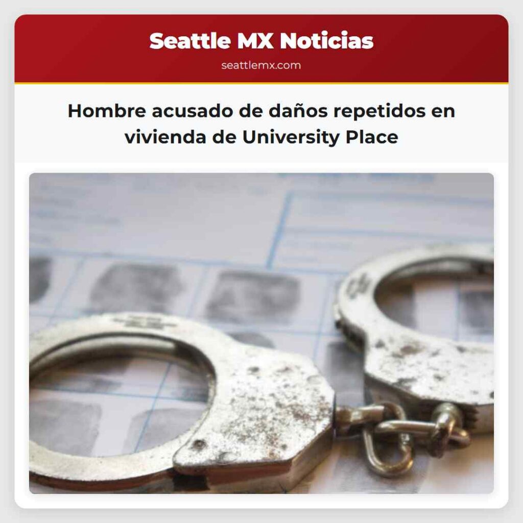 Hombre acusado de daños repetidos en vivienda de