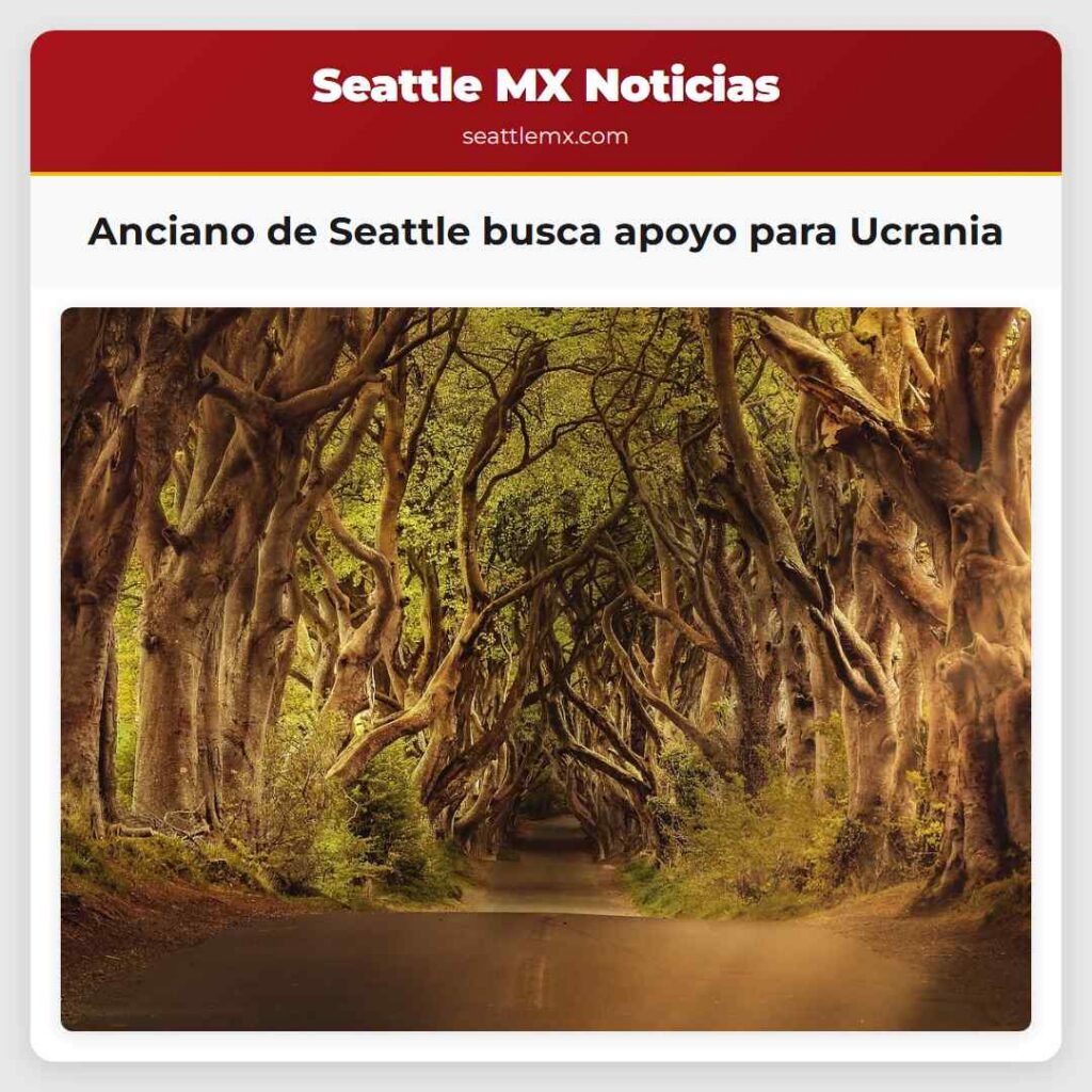 Anciano de Seattle busca apoyo para Ucrania