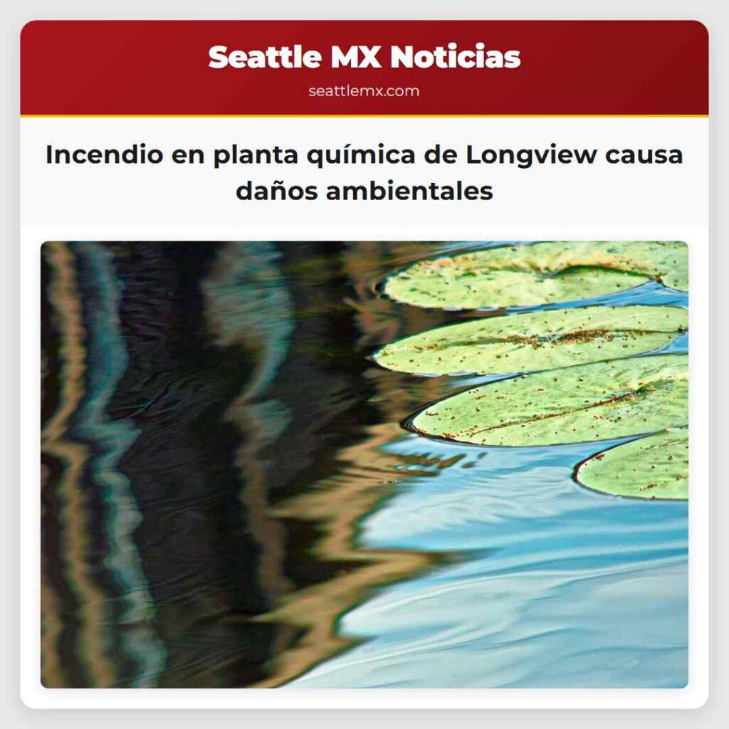 Incendio en planta química de Longview causa