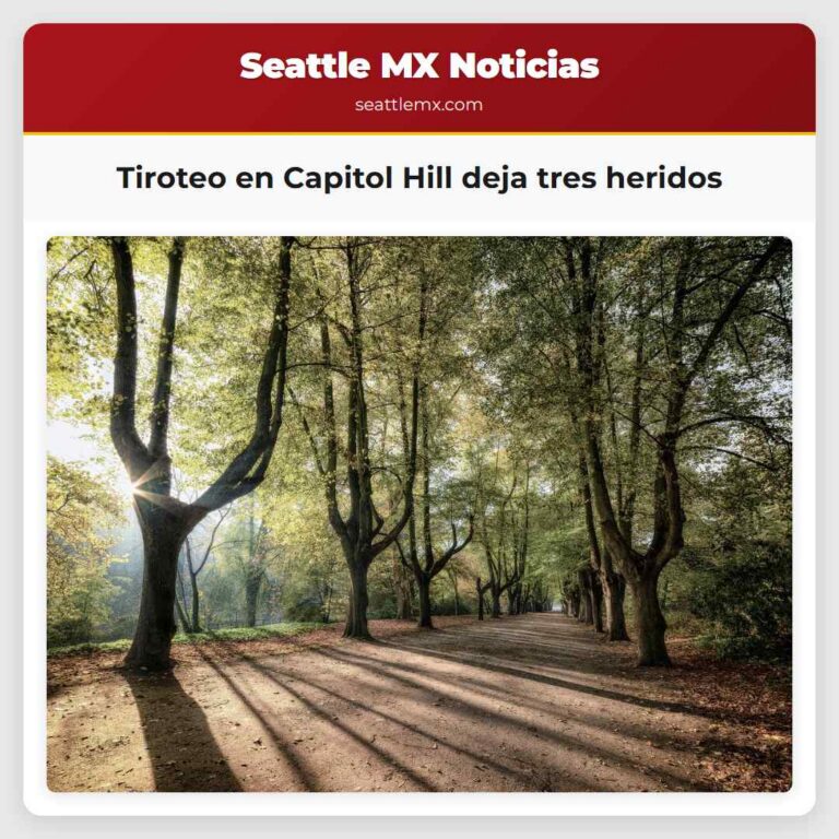 Tiroteo en Capitol Hill deja tres heridos