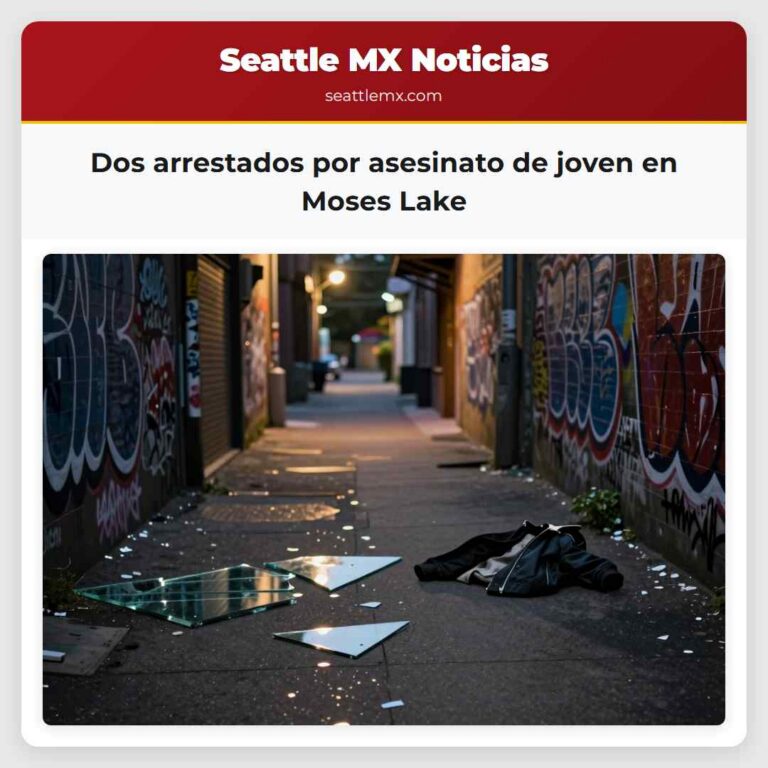 Dos arrestados por asesinato de joven en Moses Lake