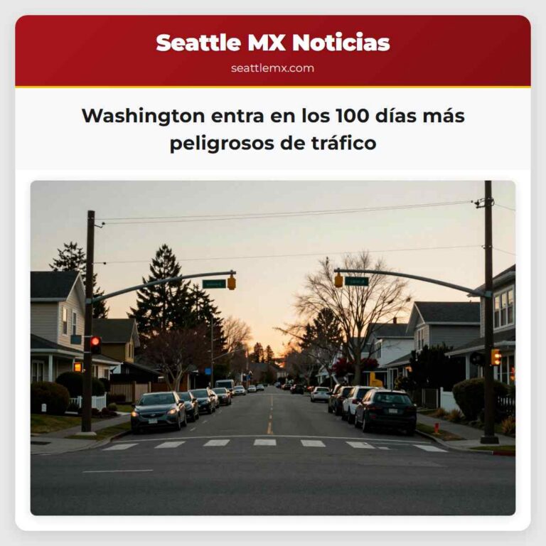 Washington entra en los 100 días más peligrosos de tráfico