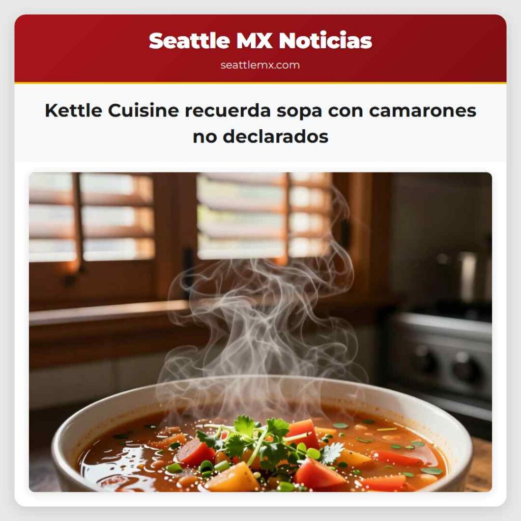 Kettle Cuisine recuerda sopa con camarones no
