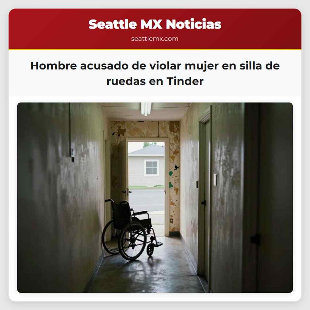 Hombre acusado de violar mujer en silla de ruedas