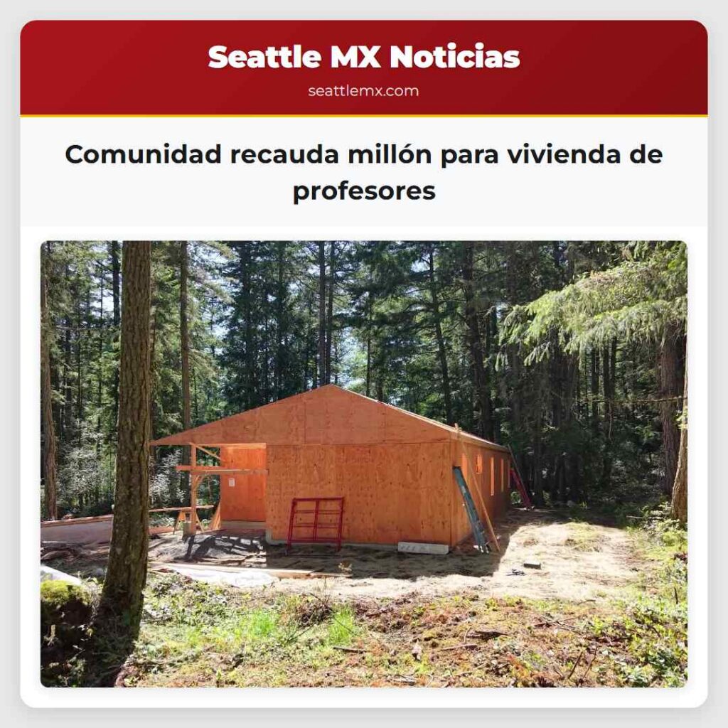 Comunidad recauda millón para vivienda de