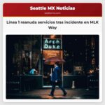 Línea 1 reanuda servicios tras incidente en MLK Way