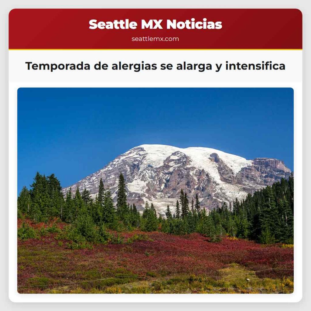 Temporada de alergias se alarga y intensifica