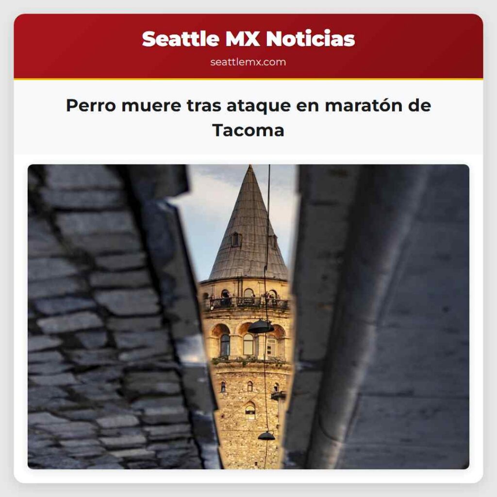Perro muere tras ataque en maratón de Tacoma