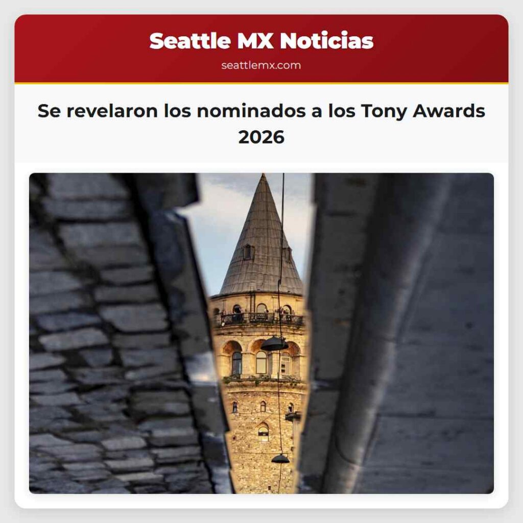 Se revelaron los nominados a los Tony Awards 2026