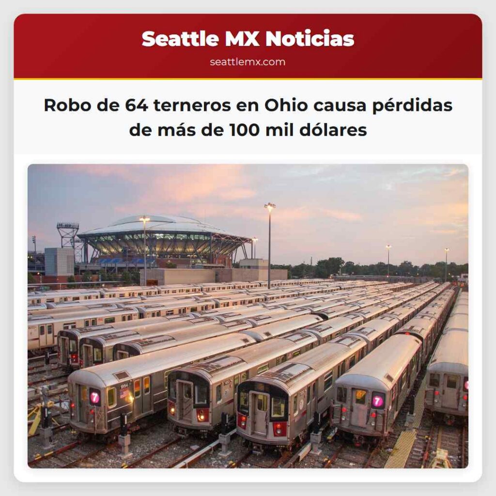 Robo de 64 terneros en Ohio causa pérdidas de más