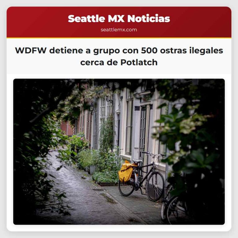 WDFW detiene a grupo con 500 ostras ilegales cerca de Potlatch