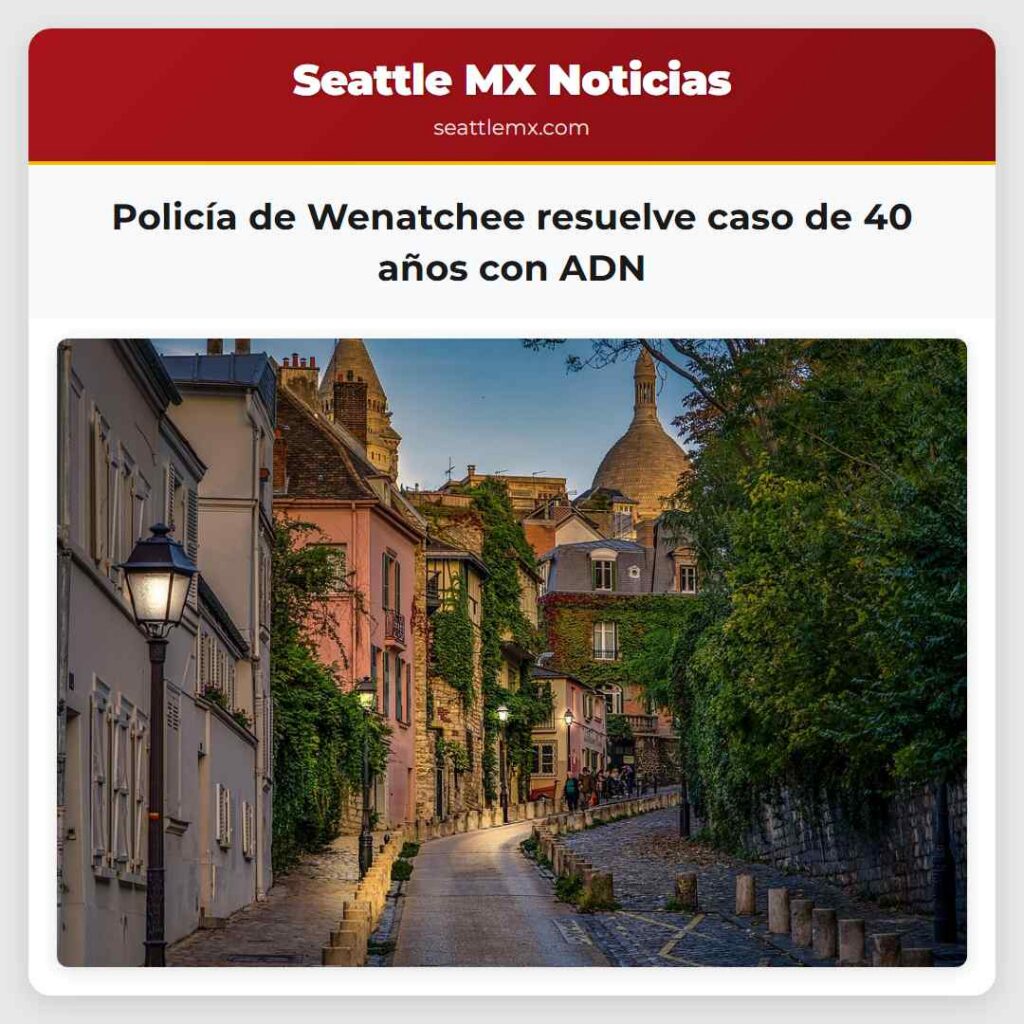Policía de Wenatchee resuelve caso de 40 años con