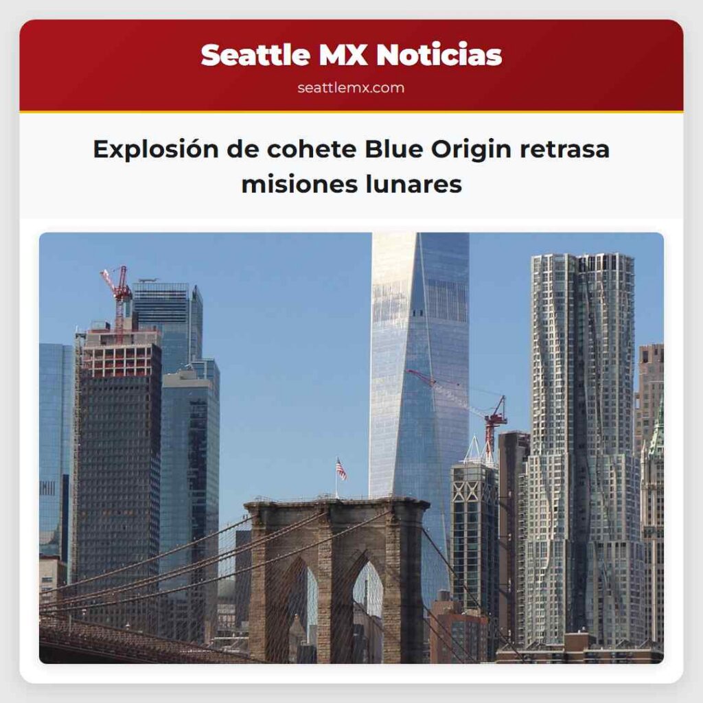 Explosión de cohete Blue Origin retrasa misiones