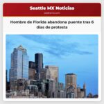 Hombre de Florida abandona puente tras 6 días de protesta