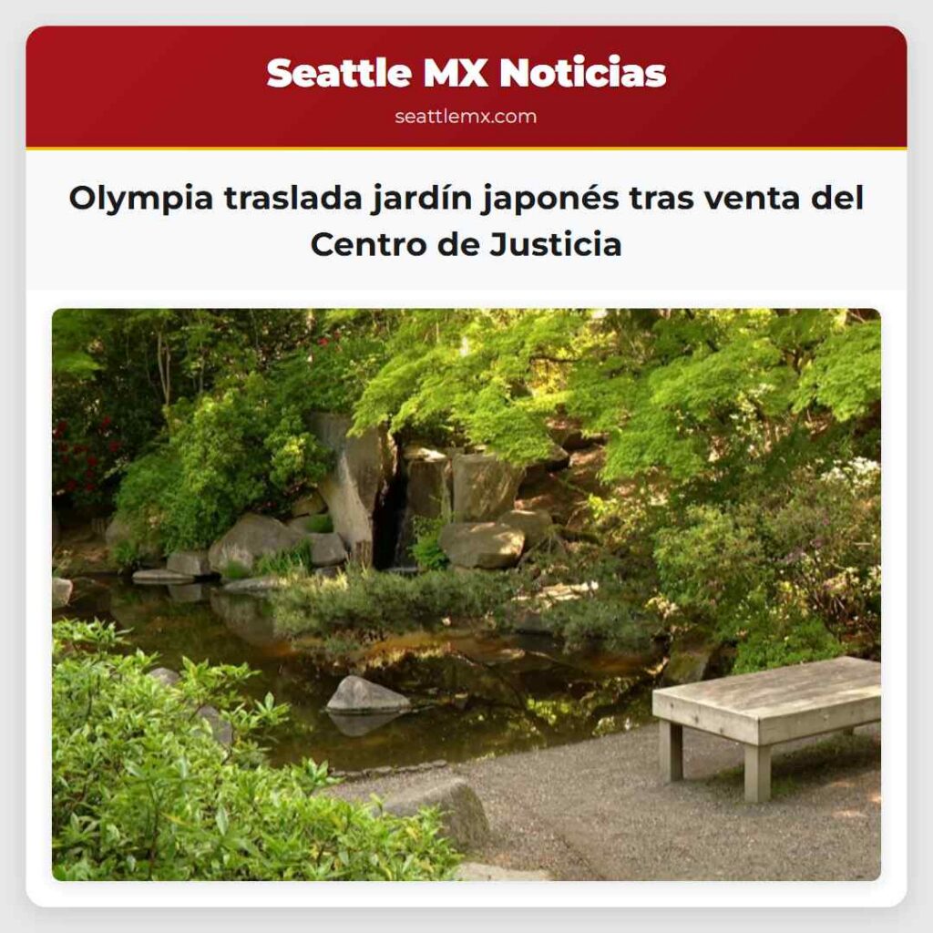 Olympia traslada jardín japonés tras venta del