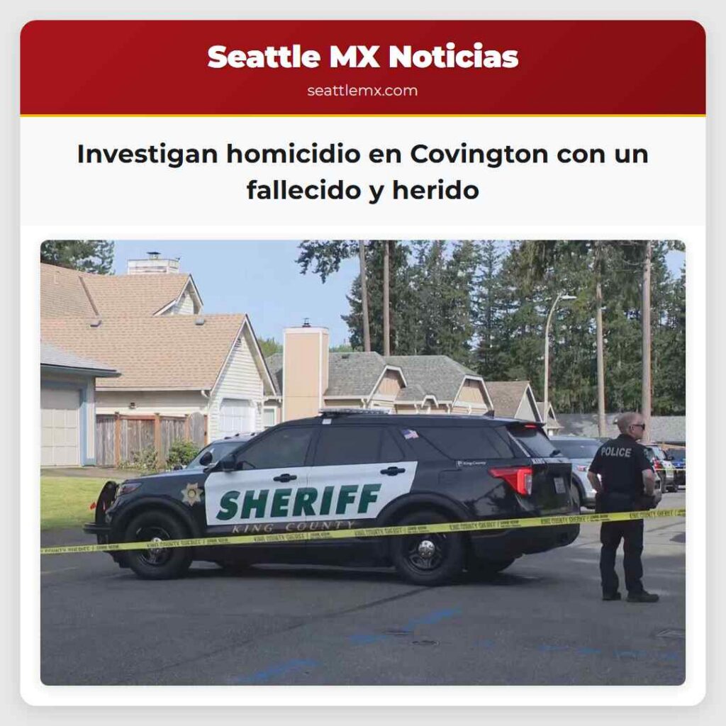 Investigan homicidio en Covington con un