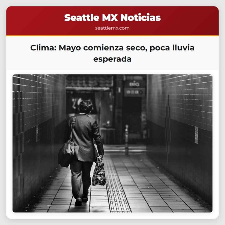 Clima Mayo comienza seco poca lluvia esperada