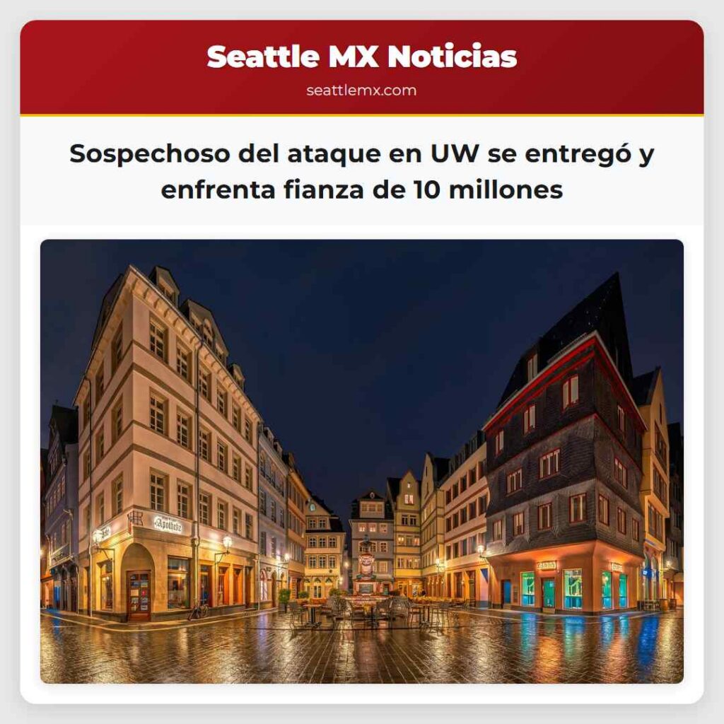 Sospechoso del ataque en UW se entregó y enfrenta