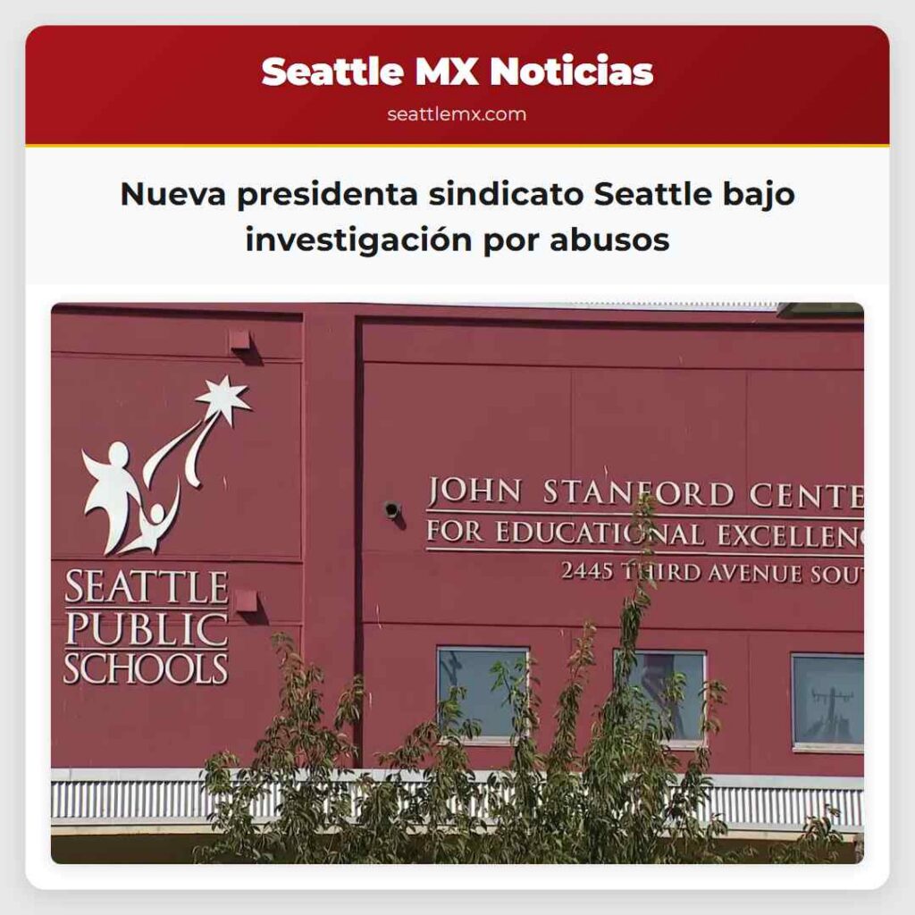 Nueva presidenta sindicato Seattle bajo
