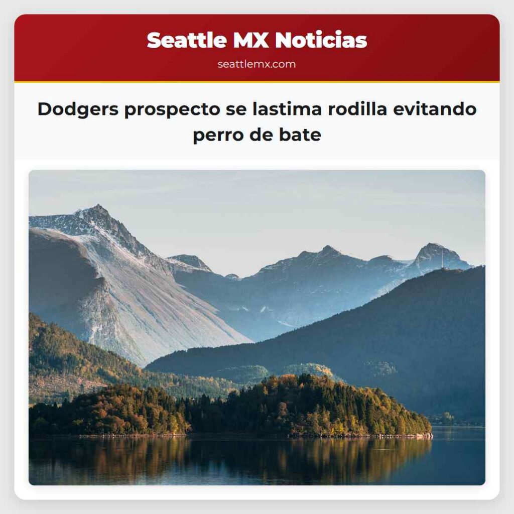 Noticias De Seattle 5 Dodgers prospecto se lastima rodilla evitando