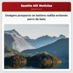 Dodgers prospecto se lastima rodilla evitando perro de bate