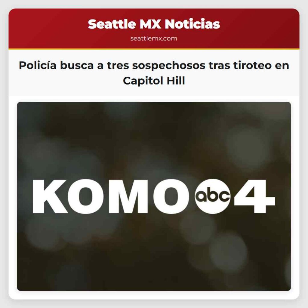 Policía busca a tres sospechosos tras tiroteo en