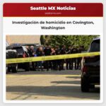 Investigación de homicidio en Covington Washington