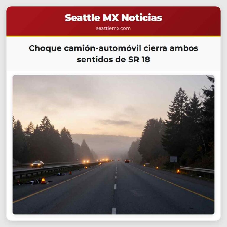 Choque camión-automóvil cierra ambos sentidos de SR 18