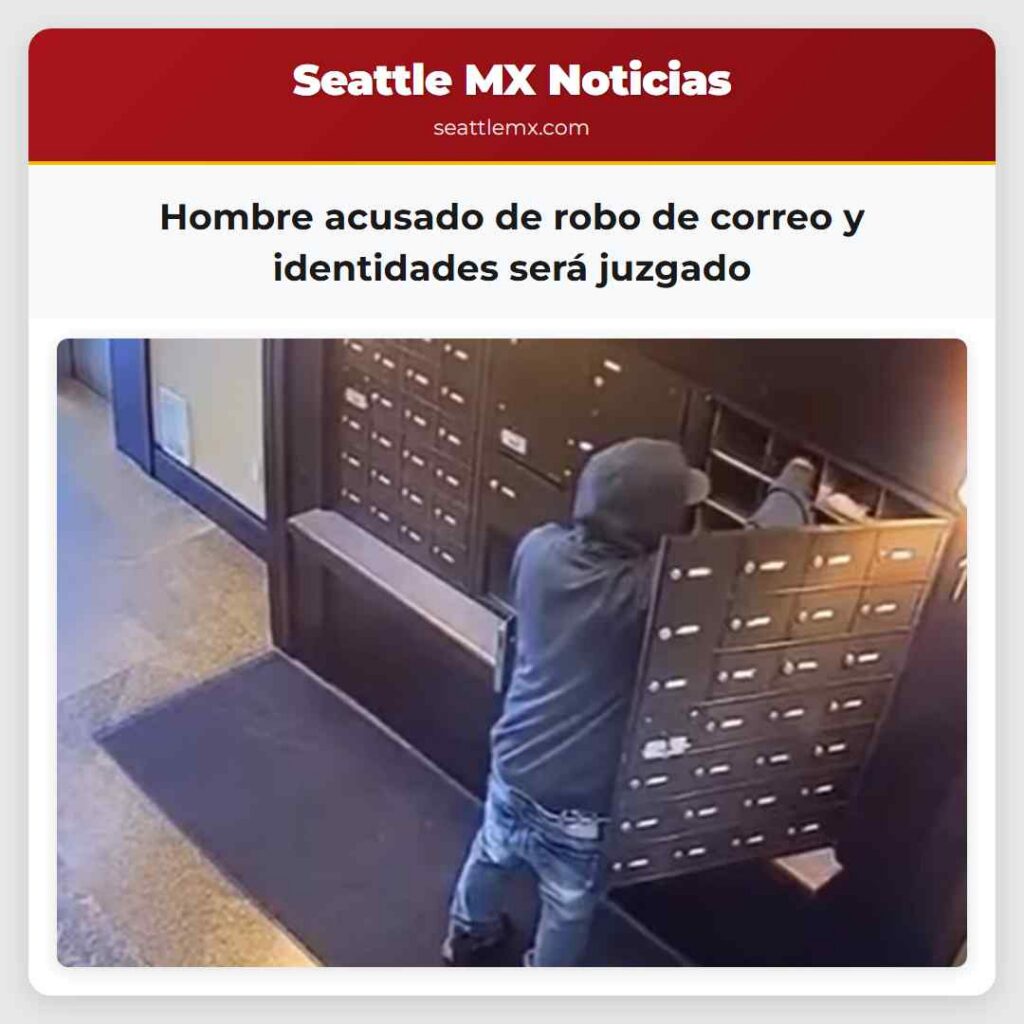 Hombre acusado de robo de correo y identidades