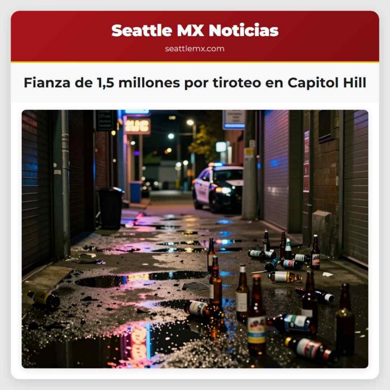 Fianza de 15 millones por tiroteo en Capitol Hill