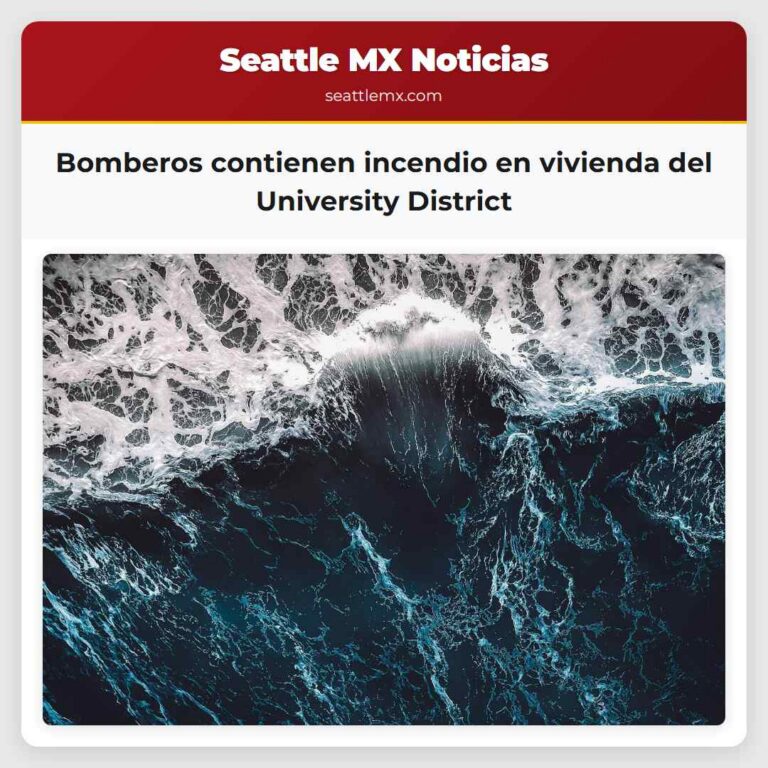 Bomberos contienen incendio en vivienda del University District