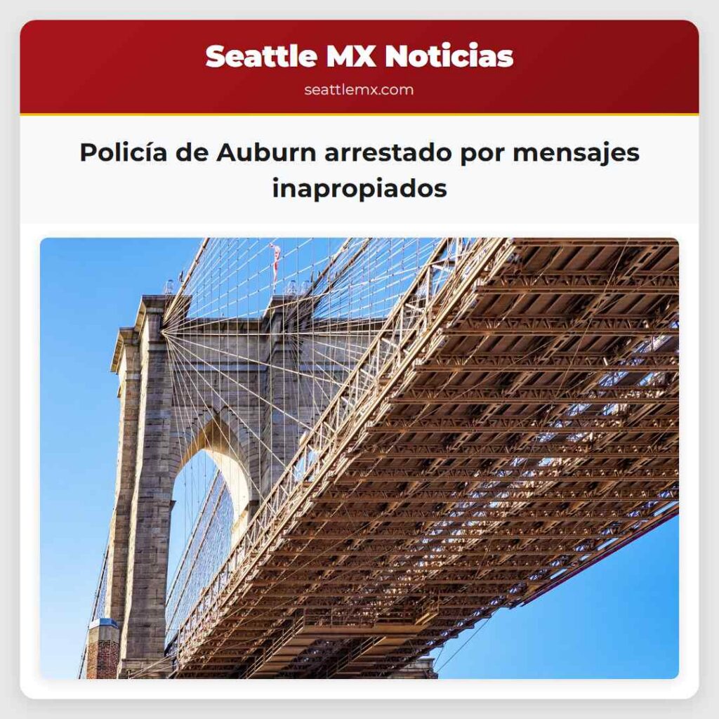 Noticias De Seattle 6 Policía de Auburn arrestado por mensajes